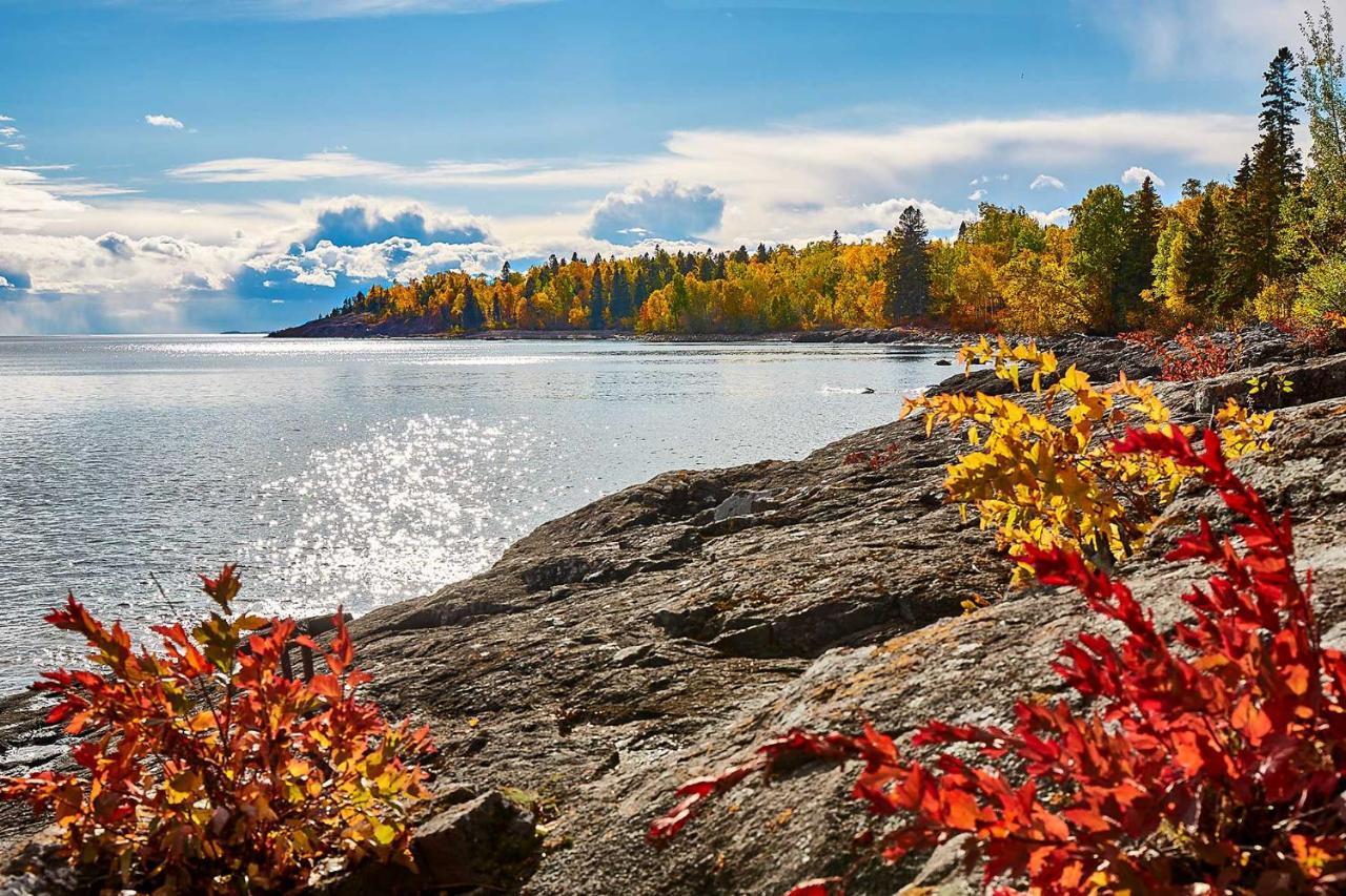 Reflections Cabin On Lake Superior - Near Lutsen Schroeder Exterior photo